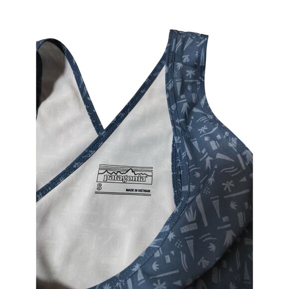 Patagonia Women's Fleetwith Sleeveless Cross Back Blue Dress Size S - Picture 11 of 12